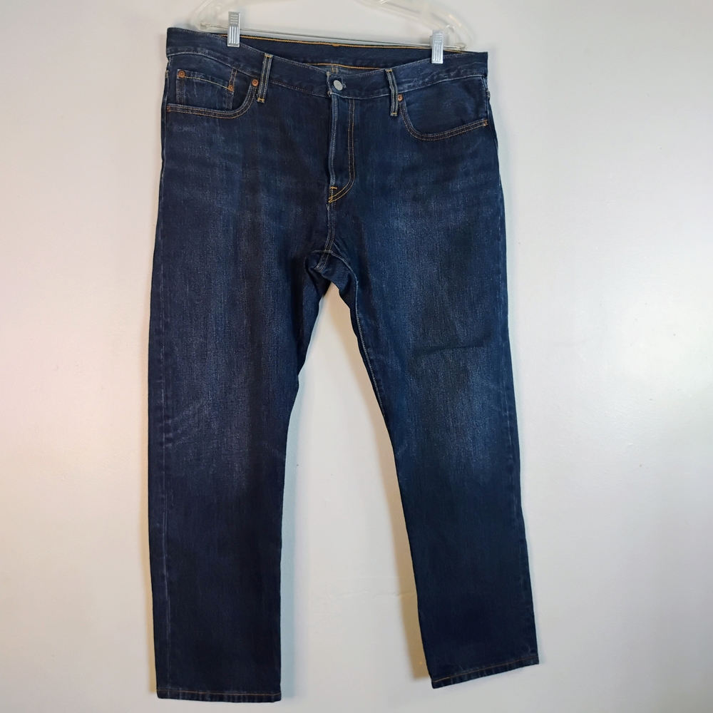 Levi's 501 Men's Blue Jeans Classic Denim Style Size W33 L32 Fly Button Casual